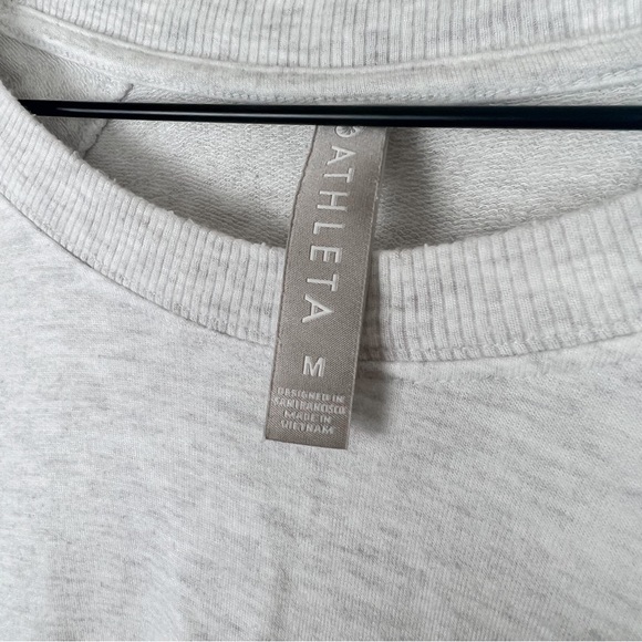 Athleta Mindset Crew Sweatshirt in Super Soft Heather Gray - Picture 8 of 16